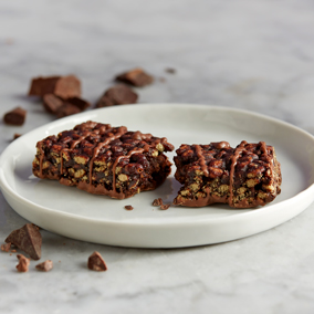 Essential Drizzled Chocolate Fudge Crisp Bar Essential Drizzled Chocolate Fudge Crisp Bar