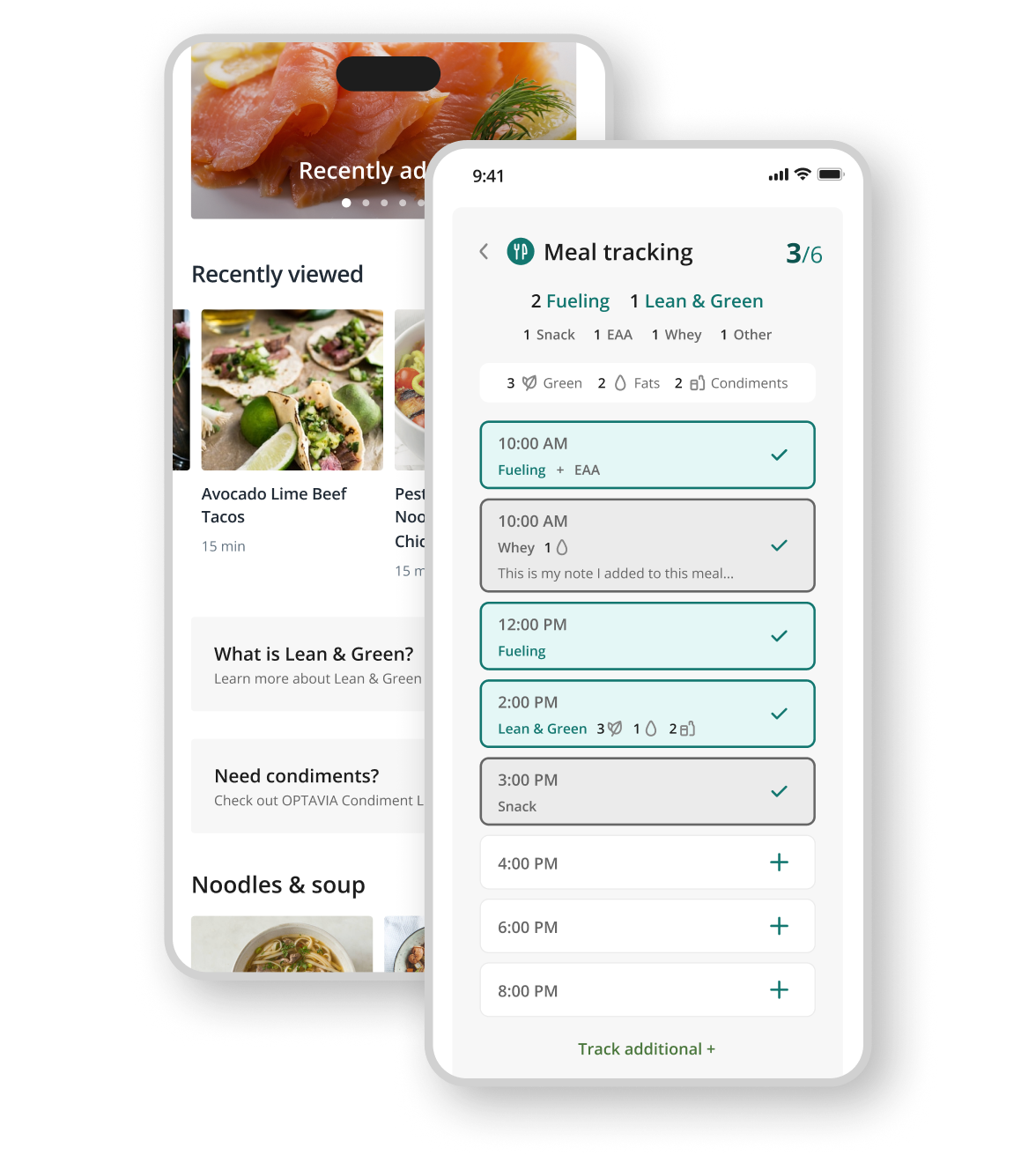 Habit tracking phone