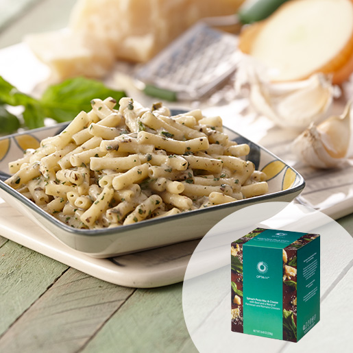 Select Spinach Pesto Mac & Cheese with Basil and a Blend of Parmesan