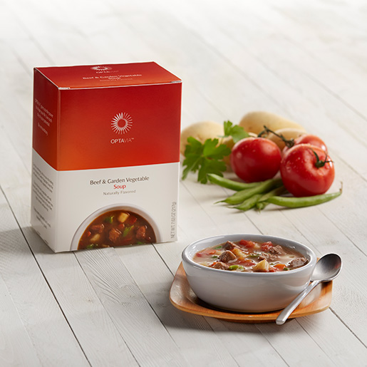Essential Beef & Garden Vegetable Soup (Box) optavia