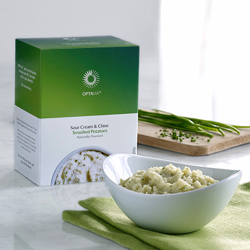 Essential Sour Cream & Chive Smashed Potatoes (Box) optavia