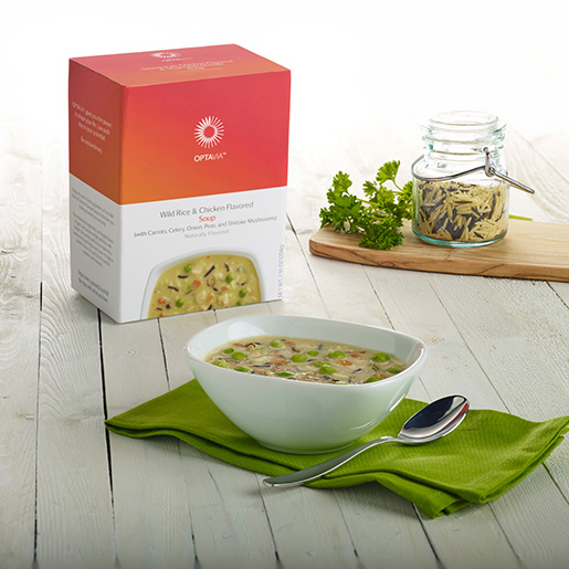 Essential Wild Rice & Chicken Flavored Soup (with Carrots, Celery