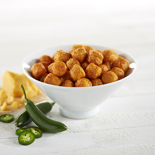Essential Jalapeño Cheddar Poppers (Box) Crunchers; Poppers & Sticks